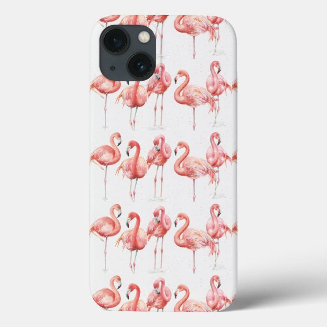 Tropisk | familj av Flamingos (Baksida)