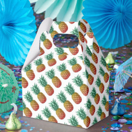 Tropisk fest med retro ananas presentaskar