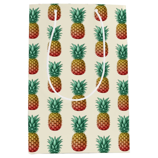 Tropisk fest med retro-pineapple (Framsidan)