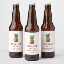 Tropisk fest retro ananas
