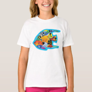 Tropisk fisk-grupp T-shirt