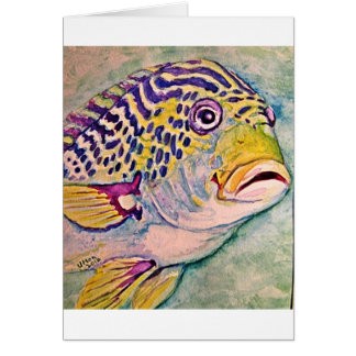 tropisk fisk hälsningskort