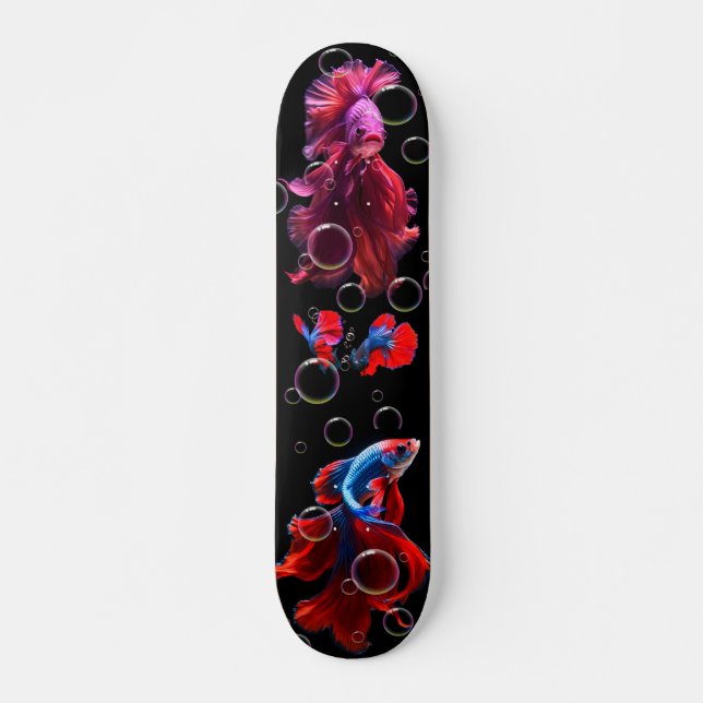 Tropisk Fisk Skateboard (Framsida)