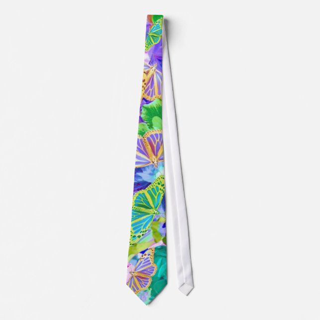 Tropisk fjärilar Tie Slips (Framsida)
