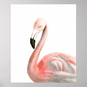 Tropisk Flamingo Bird Poster