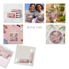 Tropisk Flamingo Quinceañera, anpassad Magnet