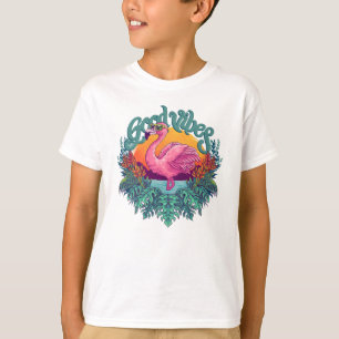 Tropisk Flamingo T Shirt
