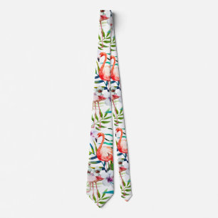 Tropisk FlamingohibiskusTie Slips