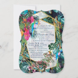 Tropisk Flora Paradise & Birds Inbjudningar