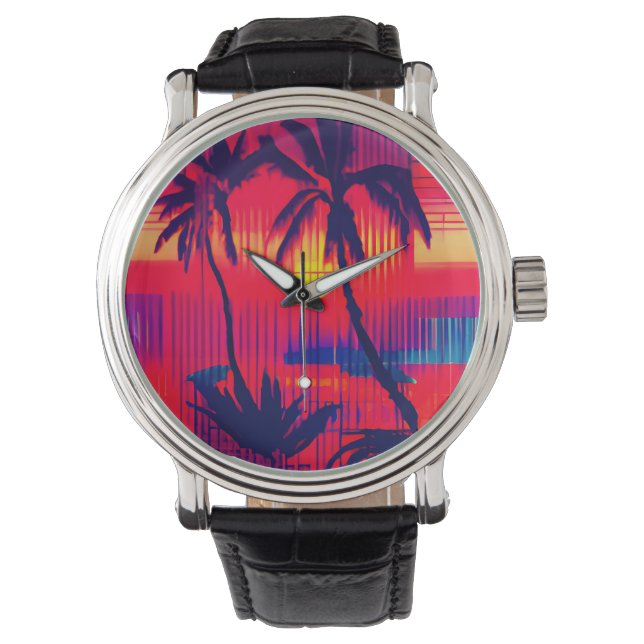 Tropisk Flykt Fantasi Armbandsur (Framsida)