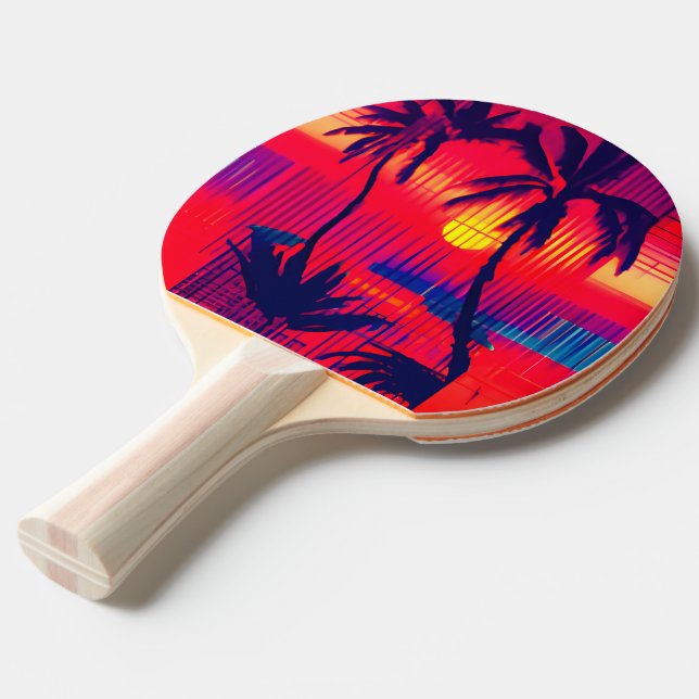 Tropisk Flykt Fantasi Pingisracket (Frontvinkel)