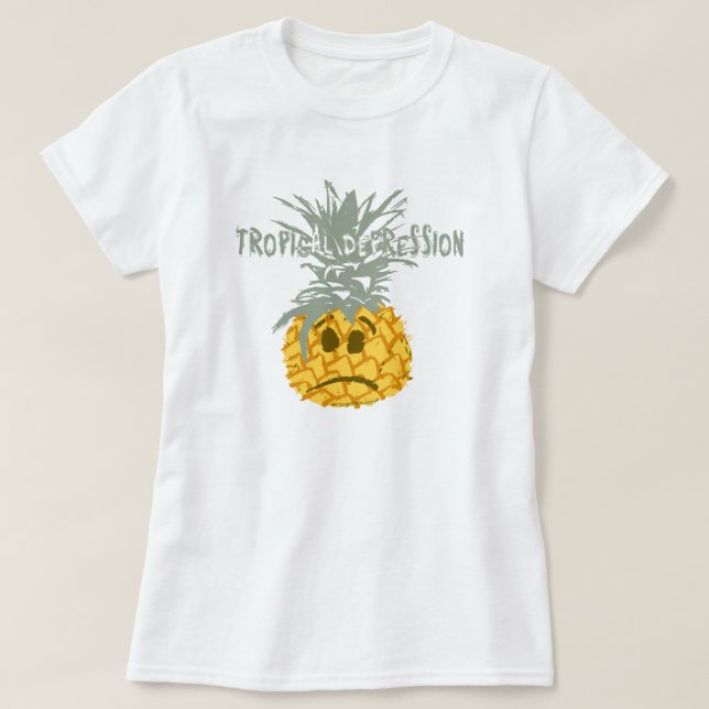 Tropisk fördjupning t shirt (Design framsida)