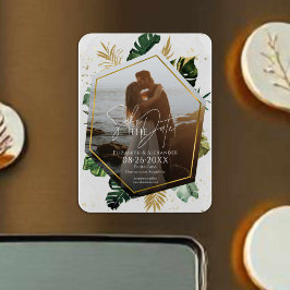 Tropisk fotofil i Handflatan Träd Giled Spara datu Magnet