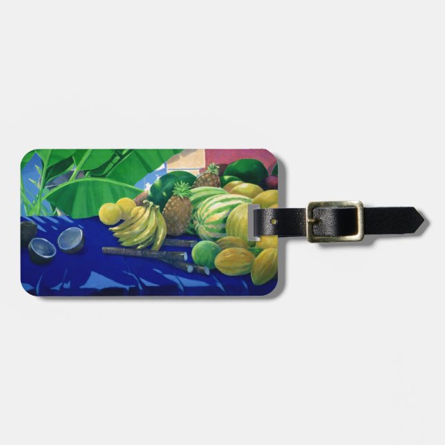 Tropisk frukt bagagebricka (Horisontell Framsida)