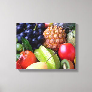 Tropisk frukt canvastryck