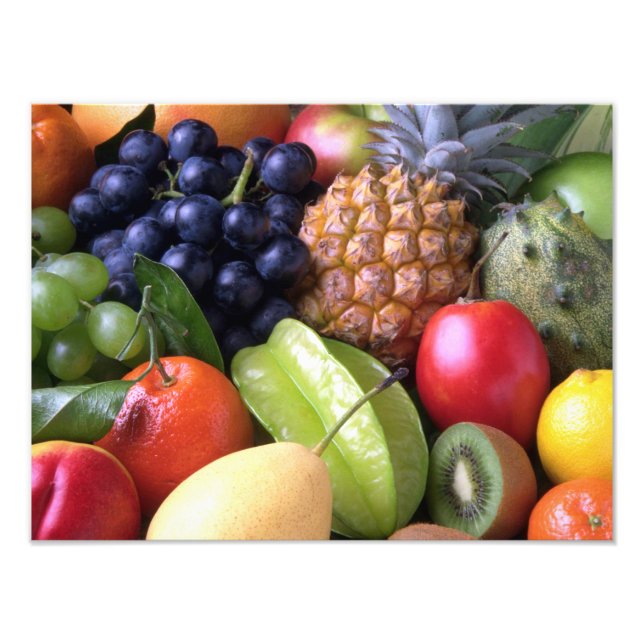 Tropisk frukt fototryck (Framsidan)