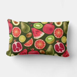 Tropisk frukt, lumbar Pillow Lumbarkudde