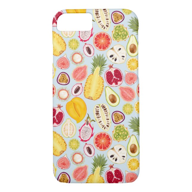 Tropisk frukt Mönster Fodral-Mate iphone case Case-Mate iPhone Skal (Baksida)