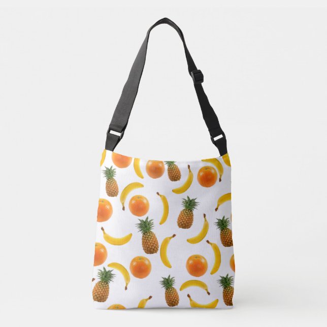 Tropisk frukt tote-säck axelväska (Framsida)