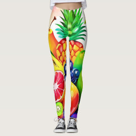 Tropisk fruktblandning leggings