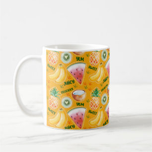 Tropisk fruktmugg kaffemugg