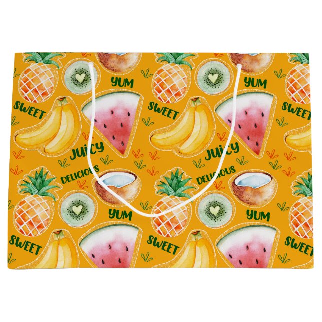 Tropisk fruktpresentpåse (Framsidan)