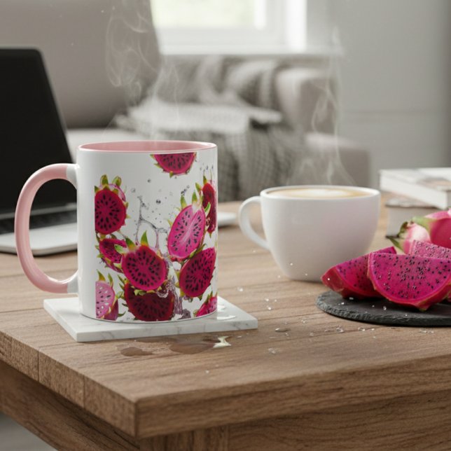 Tropisk glädje - Vibrant Dragon Fruit Mugg (Skapare uppladdad)