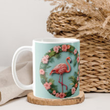 Tropisk Grace Balanserad Flamingo