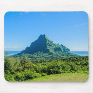 Tropisk grön Moorea mousepad Musmatta