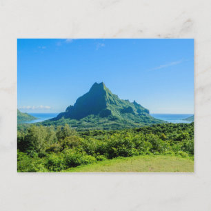Tropisk grön Moorea vykort