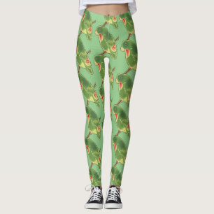 Tropisk grön parakiter Thunder_Cove Leggings