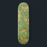 Tropisk Grönt Gult Orange Lövs Parrot Mönster Mini Skateboard Bräda 18,5 Cm<br><div class="desc">Denna coola och pulserande mönster är perfekten för fågeln älskare. Den har handmålade vattenfärger, ljusa gulter, blå och orange, grönt- och gult-banans löv ovanpå en enkel blå bakgrund. Det är konst, trendig, unikt och modernt. perfekt för sommarsäsongen! ***VIKTIG DESIGN-ANMÄRKNING: Om du vill ha en begäran från anpassad design, t.ex. matchande...</div>