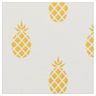 Tropisk gul ananas tyg