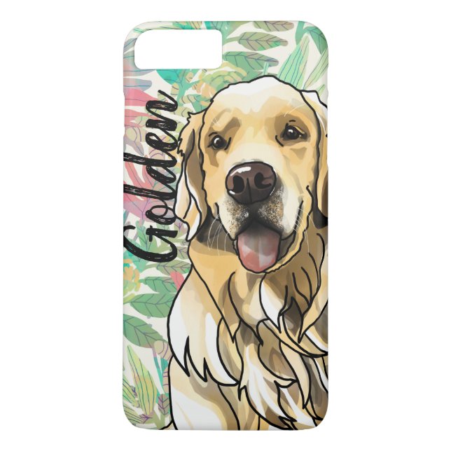 Tropisk guld- Retriever (tillfoga smeknamnet), Case-Mate iPhone Skal (Baksida)