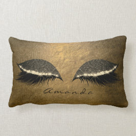 Tropisk Gult Foxier Guld Anpassningsbar Glitter Ma Lumbarkudde