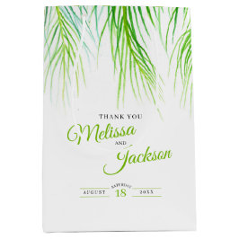 Tropisk handflatan bröllop tack vare lush grönt oc