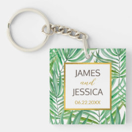 Tropisk Handflatan-bröllopsförmån för akryliska to