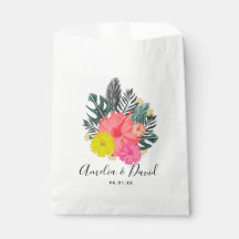 Tropisk Handritad Hawaii Script Bröllop