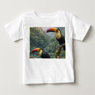 Tropisk Harmoni: Två Tukaner i Trädtoppsskiktet T Shirt