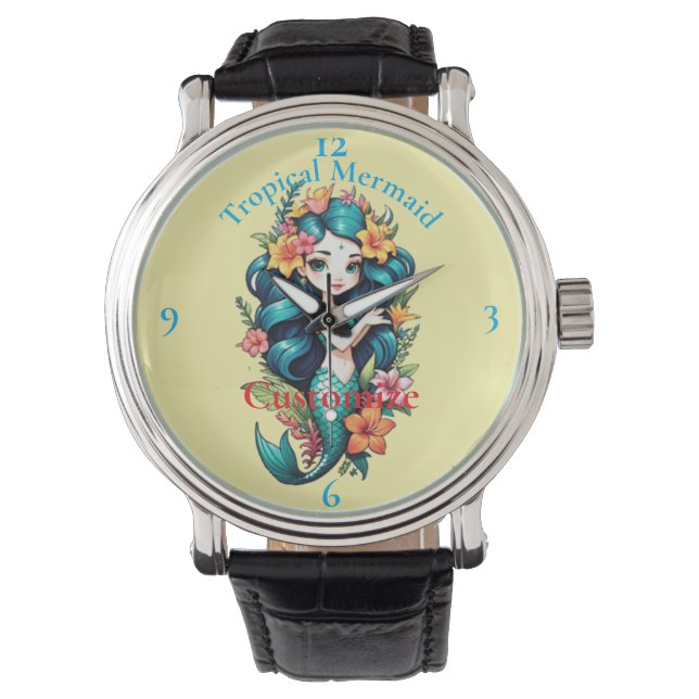 Tropisk Havfrusjungande_Kov  Armbandsur (Framsida)