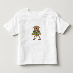 Tropisk hawaiansk apa t shirt