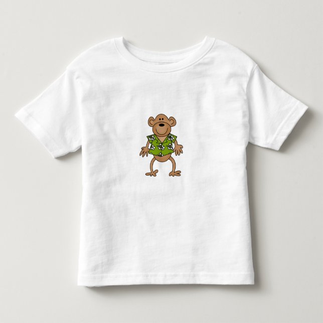 Tropisk hawaiansk apa t shirt (Framsida)