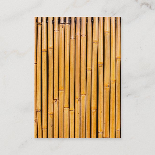 Tropisk hawaiansk bambubakgrundsmall visitkort (Framsida)