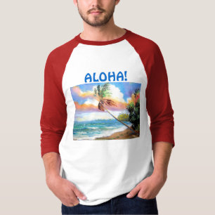 Tropisk hawaiansk skjorta tröja