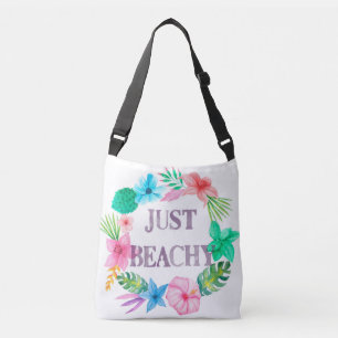 Tropisk Hibiscus Just Beachy Tote Bag Axelväska