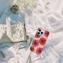 Tropisk hibiscus mönster personlig iphone case