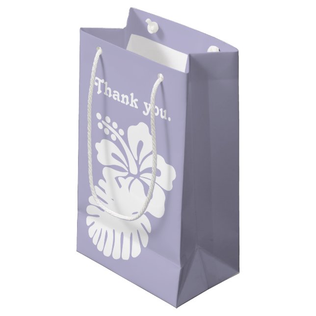 Tropisk Hibiskus i Lavendelpresentförpackning (Framsidan Vinklad)