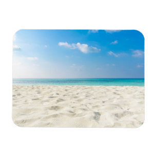 Tropisk himmel för strandhavsSand & sommardag Magnet