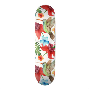 Tropisk Hummingbird Old School Skateboard Bräda 18 Cm