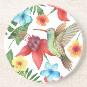 Tropisk Hummingbird Underlägg Sandsten